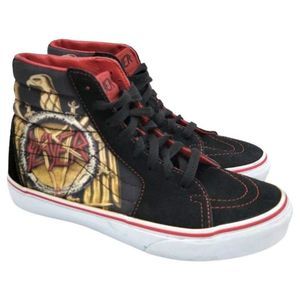 Vans Off The Wall X Slayer SK8-HI Unisex Shoes / Sneaker, Men 5.5 US, Women 7 US